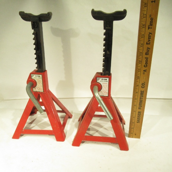 Pair of 3 Ton Heavy Duty Automotive Jack Stands