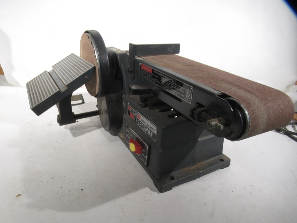 Sold At Auction Craftsman 4x36 Belt Sander In Disc Sander,, 57 OFF