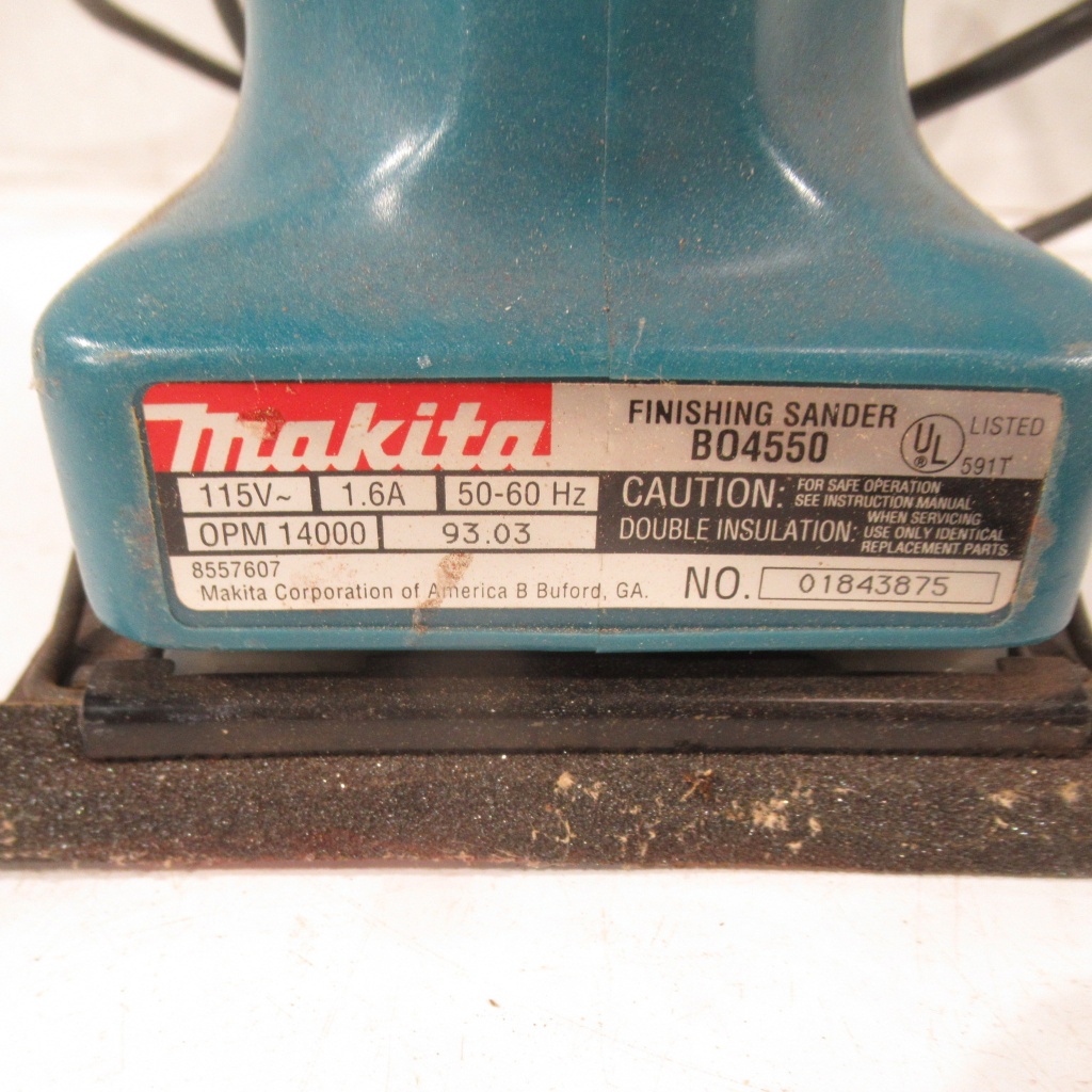 Makita Jitterbug Square Pad Finishing 