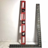 2 ft Level & Square