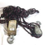 Rope Hoist Block and Tackle
