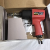 Central Pneumatic Earth Quake 1/2” Professional Air Impact Wrench with 2” Extended Anvil