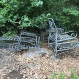 4 Chairs & 2 Reclining Metal Chairs