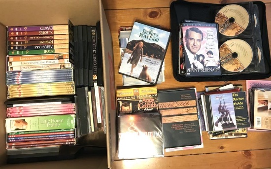 Fantastic Lot of DVD’s & CD’s - Full Seasons of I Love Lucy, Little House on the Prairie