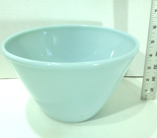 Vintage Pale Blue Fire King Oven Ware Mixing Bowl