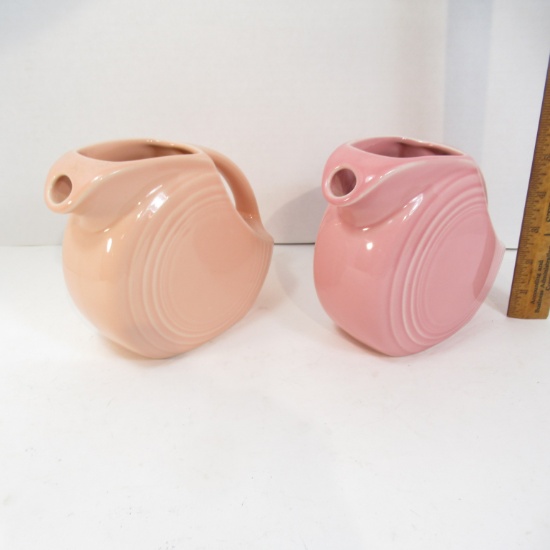 2 Fiesta Ware Pitchers Made in USA