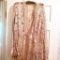 Beige Lace Evening Mother of the Bride Dress