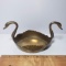 Vintage Swan Brass Bowl