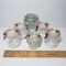 Lidded Weck Glass Canning Jars Set of 6
