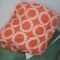 Orange and White Queen Comforter