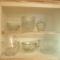 Glassware Bowls, Mixing Bowls Cabinet Lot