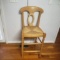 Wood Thatched Seat Bar Stool