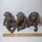 Set of 3 Monkeys- See No Evil, Speak No Evil & Hear No Evil