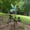 Stained Glass Bird Weather Vane