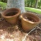 Set of 2 Terra Cotta Planter Pots
