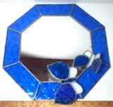 Stained Glass Butterfly Mirror