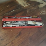 Red Metal Tool Tray