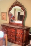 Kathy Ireland Home Dresser with Mirror