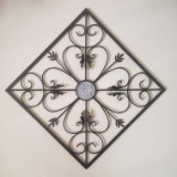 Diamond or Square Wrought Iron Architectural Piece