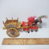 Vintage Horse Cart Souvenir Piece
