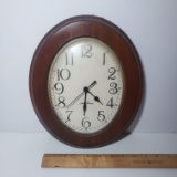 Seth Thomas Battery Operated Wooden Wall Clock