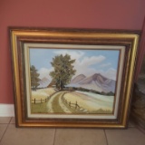 Vintage Prairie Farm Original Signed 