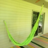 Green Woven Hammock