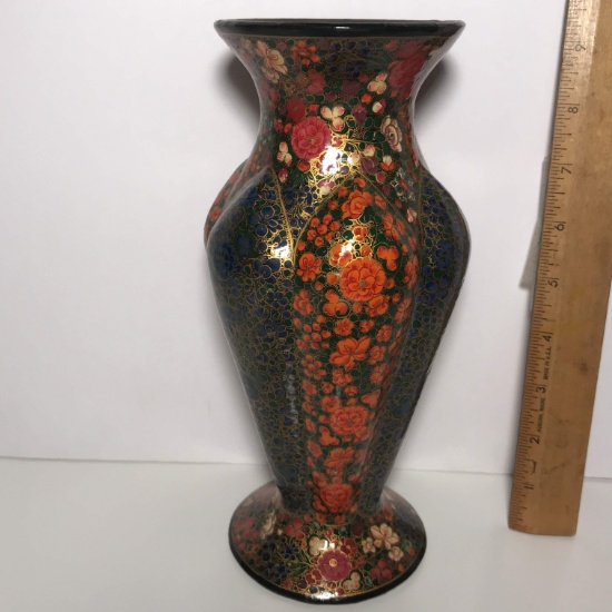 Beautiful Floral & Brass Vase