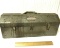 Vintage Park Manufacturing Co. Metal Toolbox Full of Misc Tools