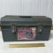 Tuff-E 19” Utility Tool Box Full of Misc Tools