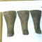 Lot of 3 Cast Iron Stove Legs