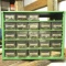 Vintage Metal Hardware Organizer