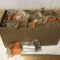 Lot of 24 Porcelain & Antique Brass Cabinet Pulls/Handles - New in Packages