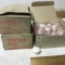 Approximately 75 Almond Porcelain Drawer Pulls - New
