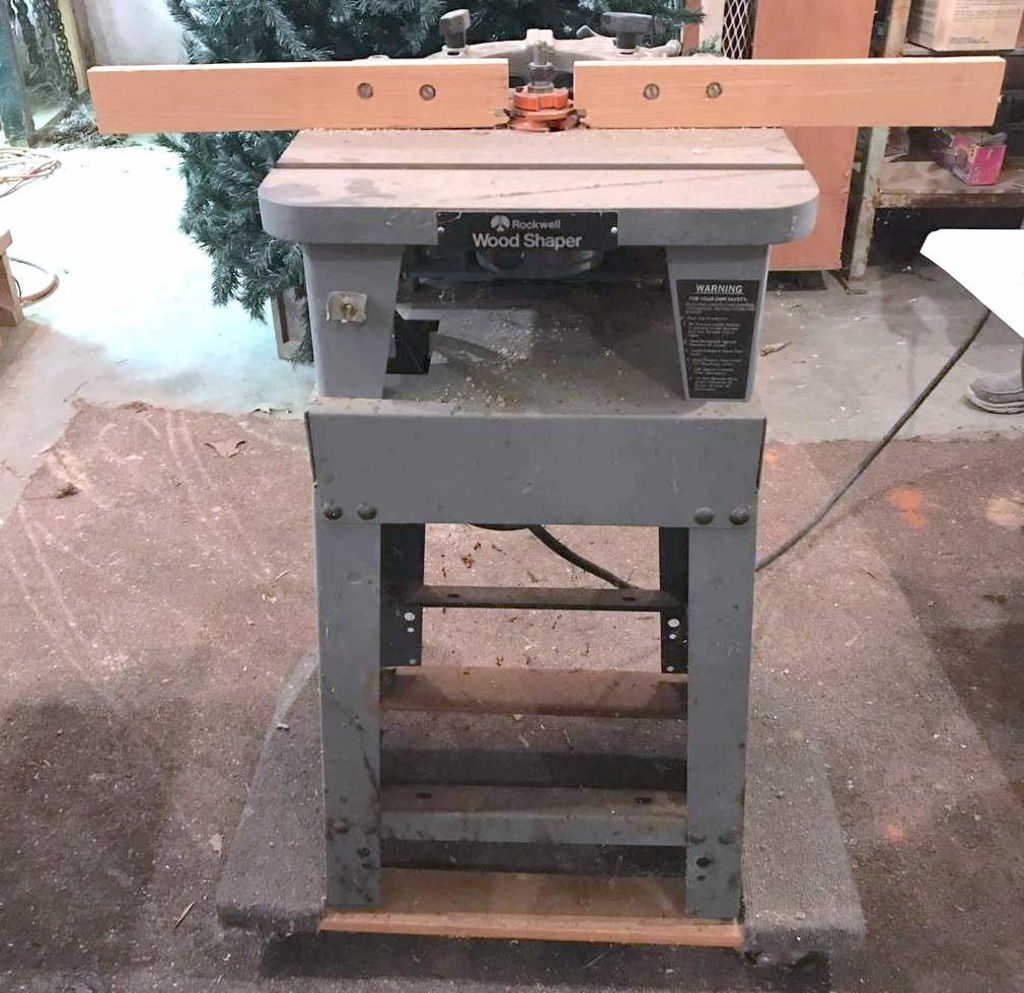Rockwell Wood Shaper on Stand and 