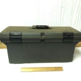 Large Rubbermaid Toolbox with 2 Trays Full of Misc Tools