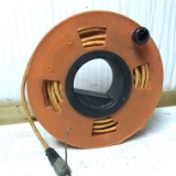 Extension Cord with Wind-up Plastic Reel