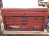Large Vintage Multi-Drawer Blackhawk Toolbox FULL of Misc Tools & Hardware