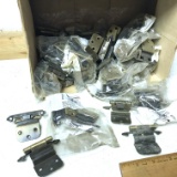 Large Lot of Amerock Antique Brass Hinges