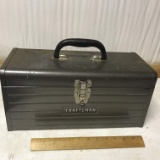 Metal Craftsman Toolbox Full of Misc Tools