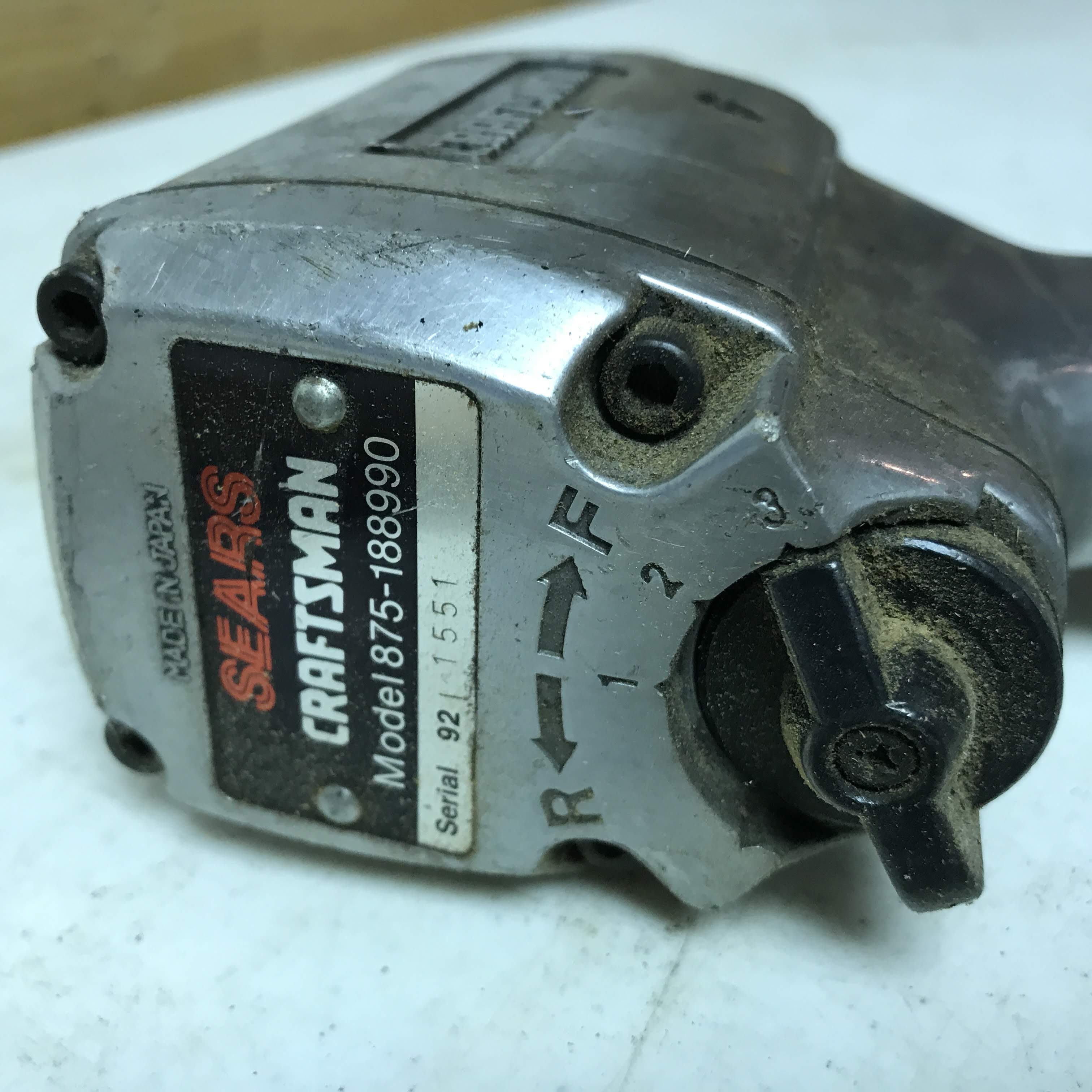 Craftsman air impact online wrench model 875