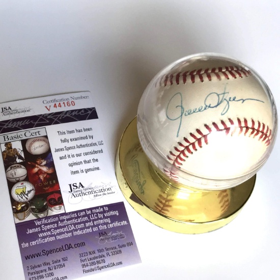 Rollie Fingers Signed Rawlings Official MLB Baseball Authenticated by JSA