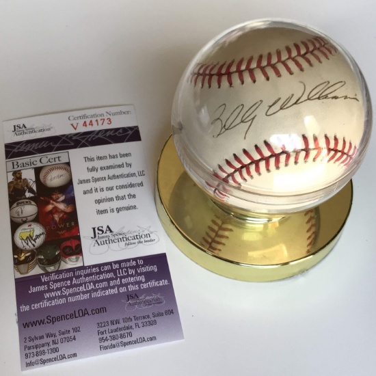 Billy Williams Signed Rawlings Official MLB Baseball Authenticated by JSA