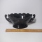 Vintage Black Glass Candy Dish