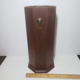 Vintage Wood Umbrella Stand