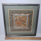 Vintage Silk Asian Art