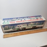 1995 Hess Toy Truck and Helicopter