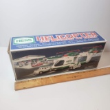 2001 Hess Helicopter with Motorcycle and Cruiser