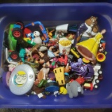 Tote Full of Action Figures and Toys