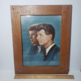 Vintage JFK and RFK Kennedy Brothers Art